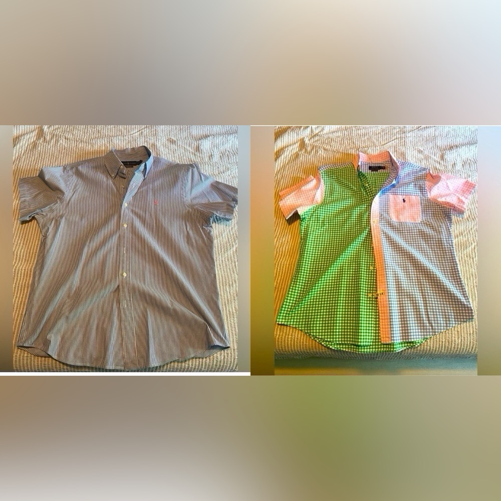 2 Men’s Ralph Lauren Shirts - Large